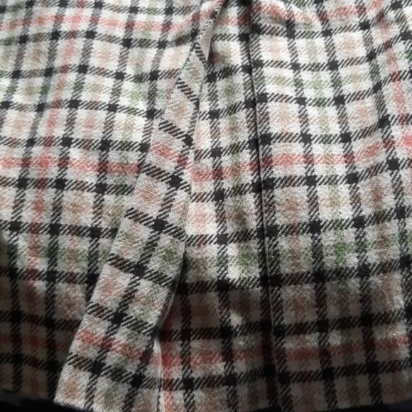Ann Taylor NWT Tan Green Brown Orange Plaid Pleat School Girl Skirt Size 8 - Picture 7 of 8